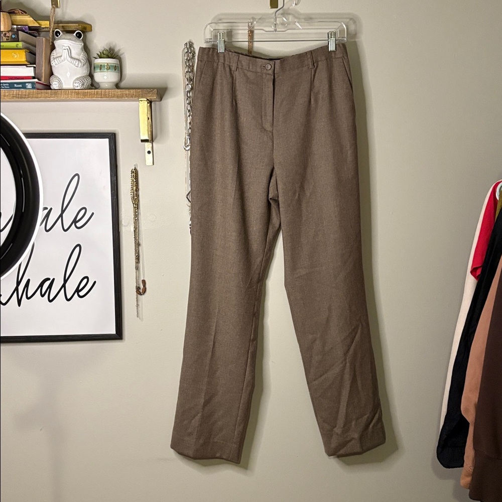 Pendleton Woolen Brown Trousers 100% Virgin Wool NWOT